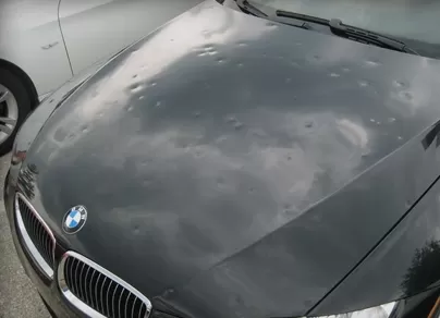 hail damage assessment dent repair example